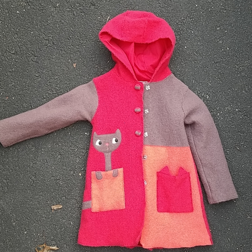 Du Pareil au même Cat Dress Coat